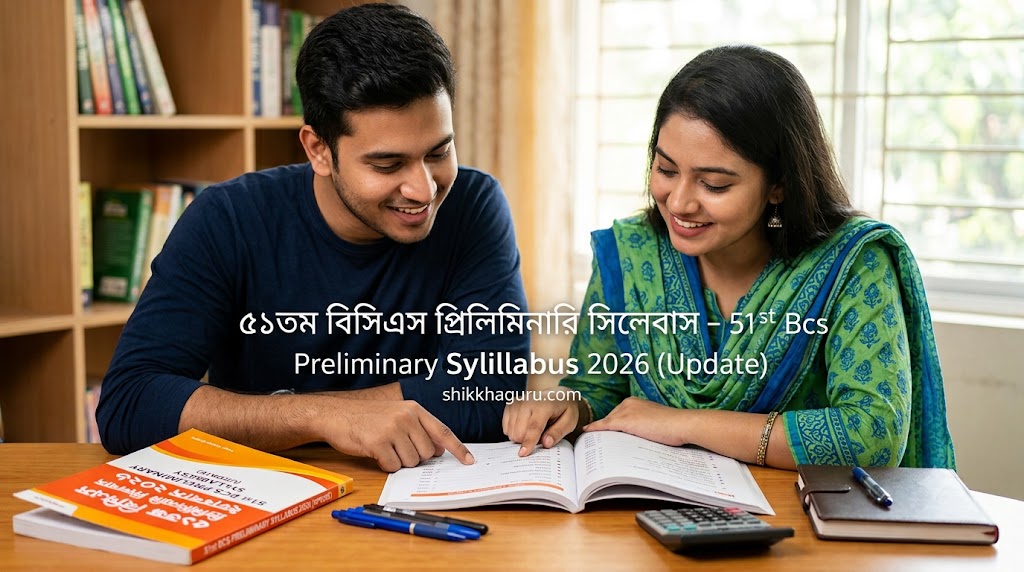 ৫১তম বিসিএস প্রিলিমিনারি সিলেবাস – 51st Bcs Preliminary Syllabus 2026 (Update)